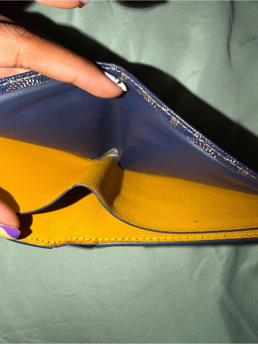 men’s leather goyard wallet - Picture 7 of 7
